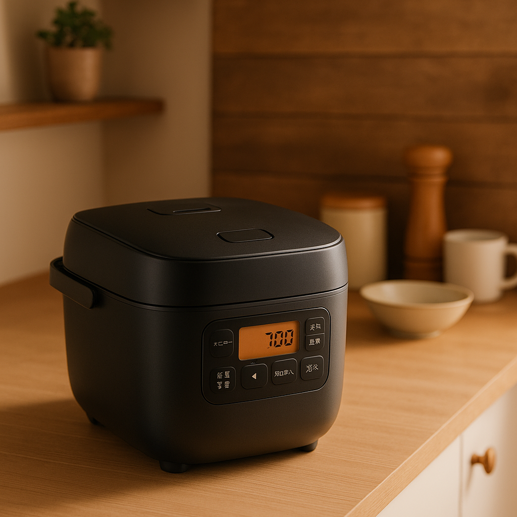 象印の小容量炊飯器NW-UT07とNW-MB07の比較レビューを象徴するキッチンシーン